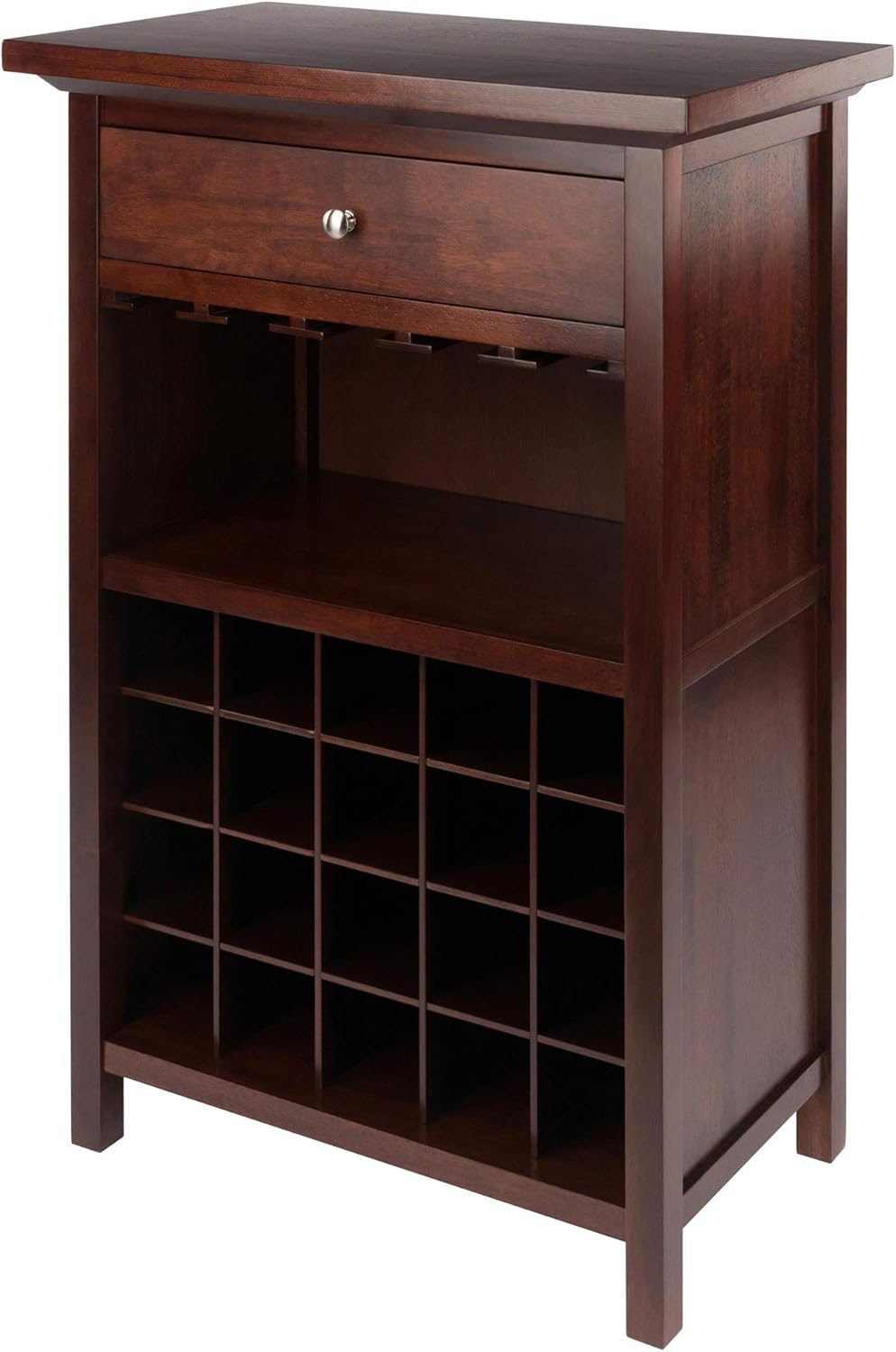 Wood Chablis Wine Storage, Walnut